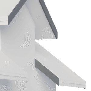 Lower barge flashing WD 150 L/R, WD 180 L/R