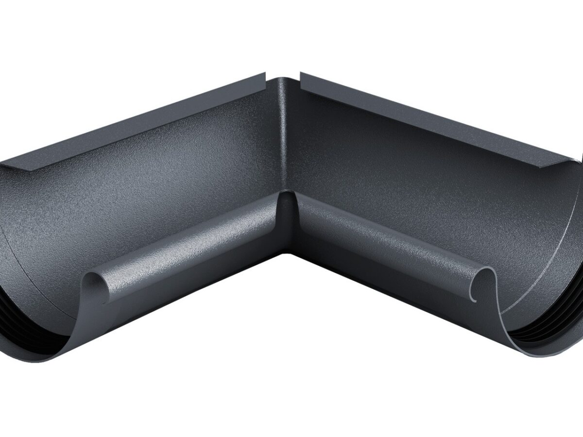 Internal gutter angle 90°